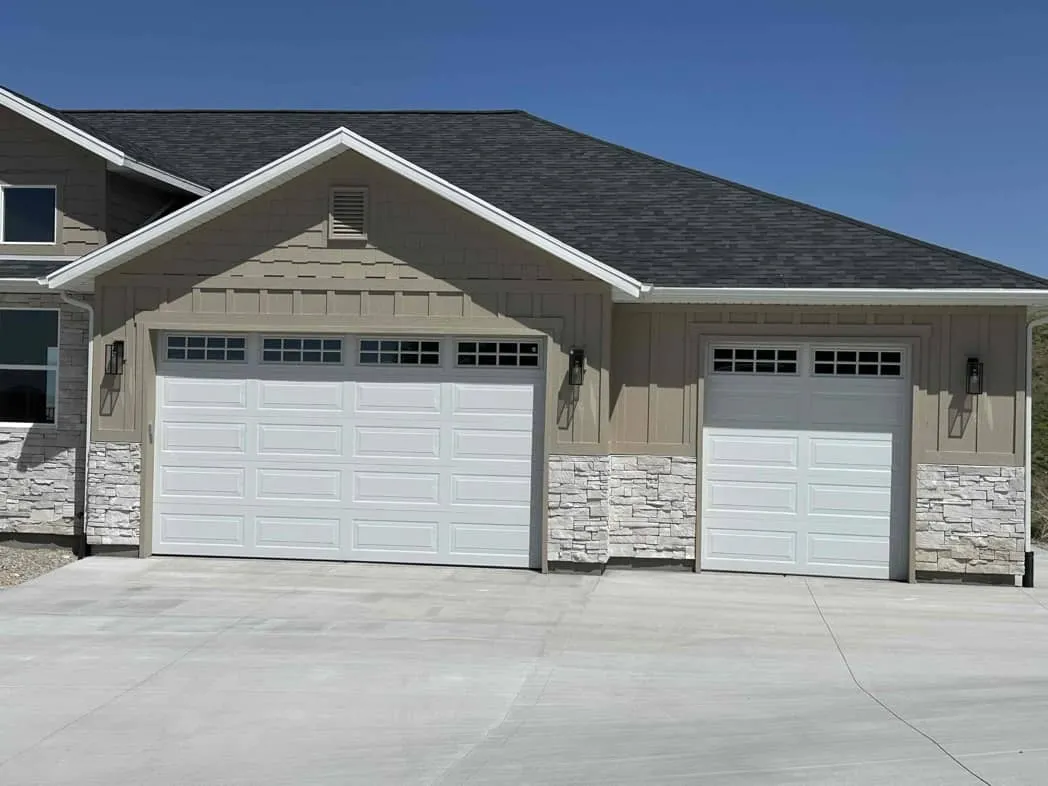 Modern residential garage doors in Davis County
