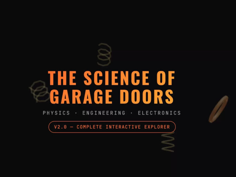 The Science Behind Your Garage Door: An Interactive 3D Experience