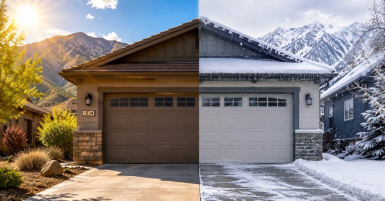 How Utah Weather Affects Your Garage Door System Year-Round