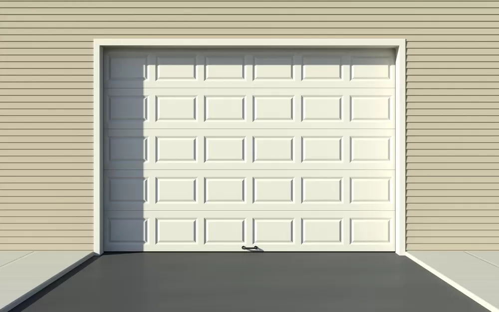 Garage door sectional panels