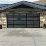 glass garage door utah